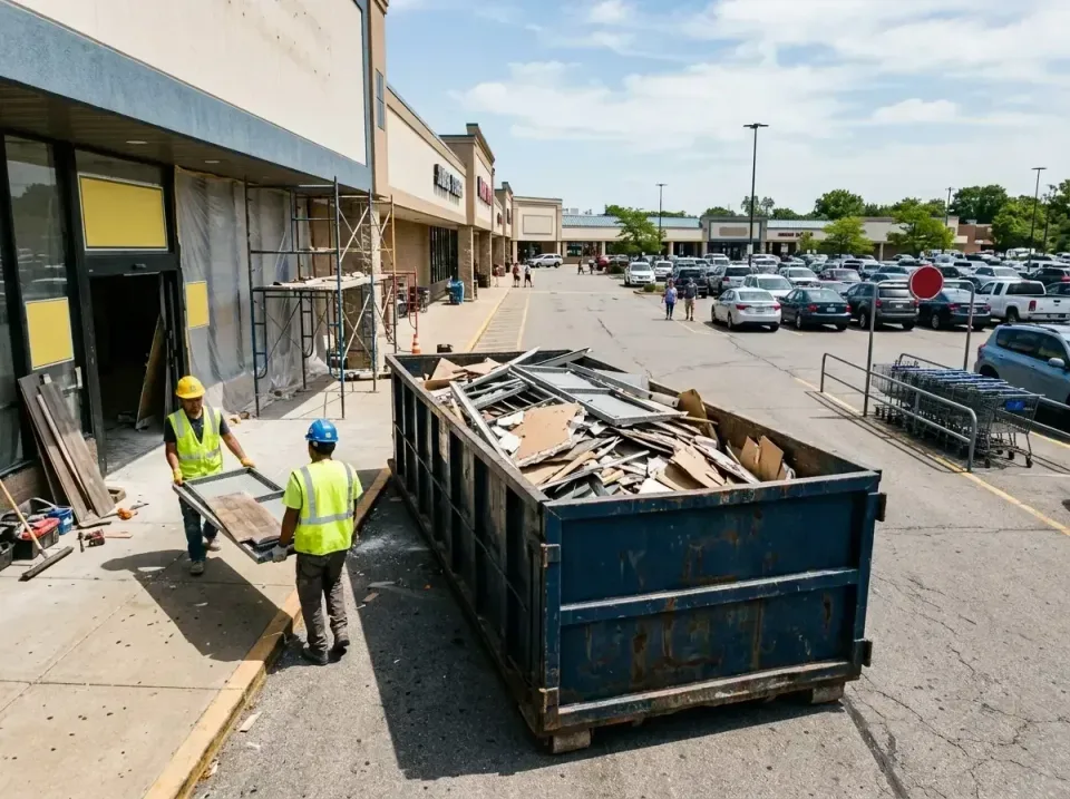 retail-store-renovation-debris-003 — frequently asked questions, Roll-off Dumpster Rentals in Weatherby Lake, MO